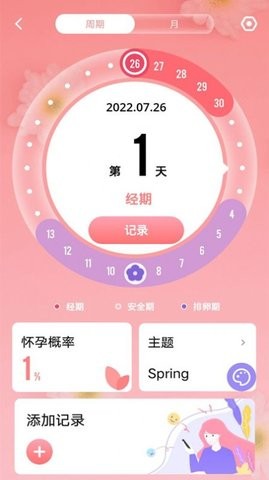 月经期计算APP手机版下载