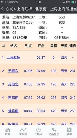 盛名时刻表app官方移动版