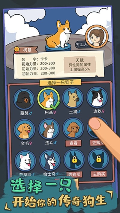 狗生模拟器内置菜单版
