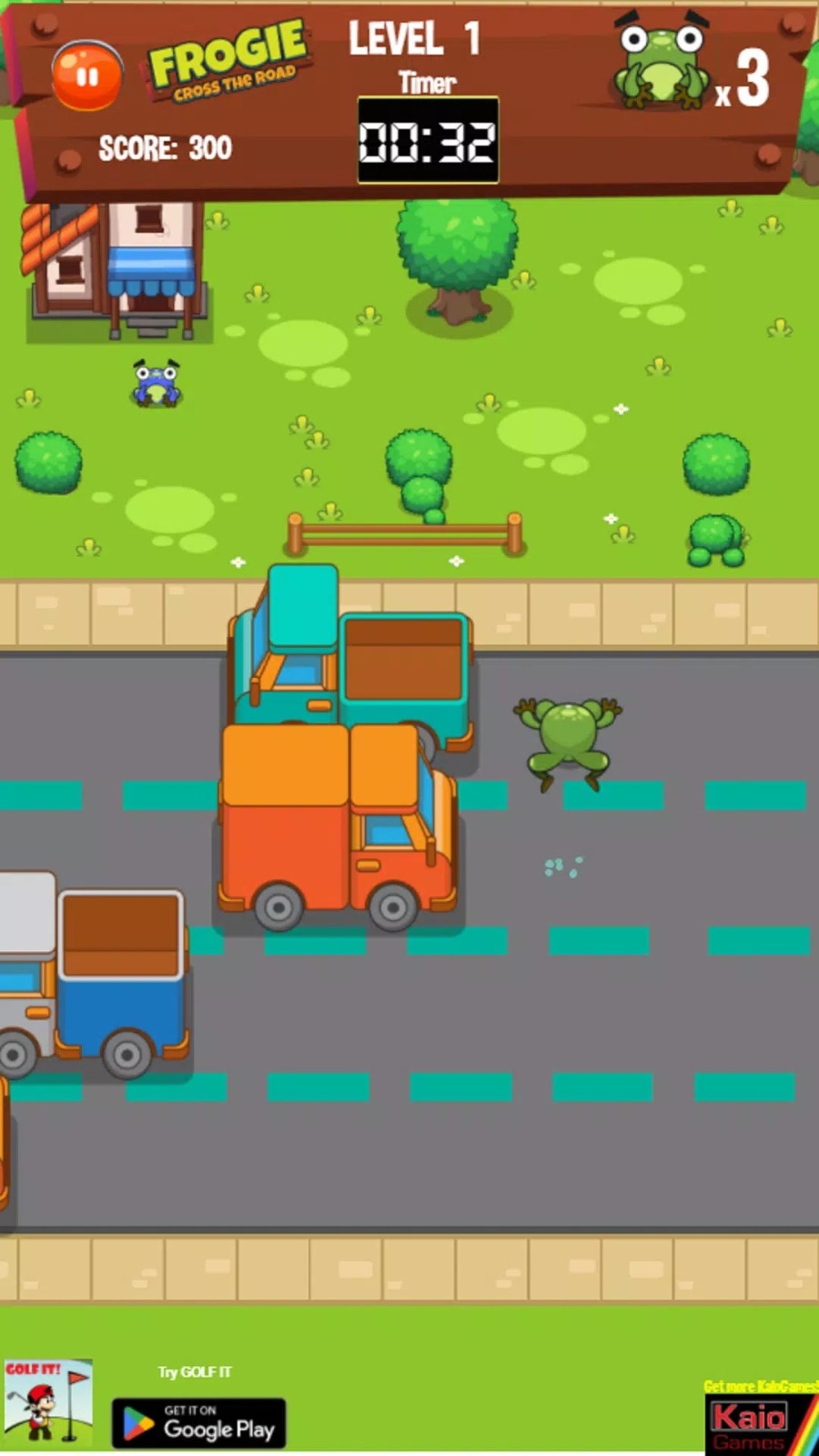 青蛙过马路游戏(froggie)