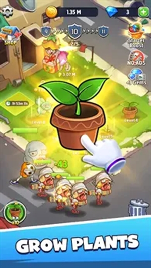 僵尸防御合并植物游戏下载